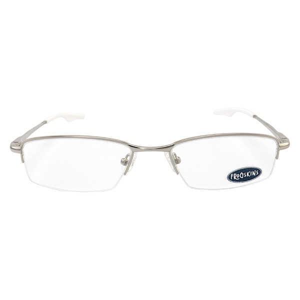 Armação Fio de Nylon Wingback Prata e Branco