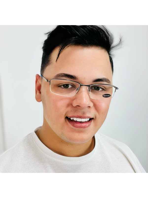 Armação Fio de Nylon Wingback Grafite e Azul