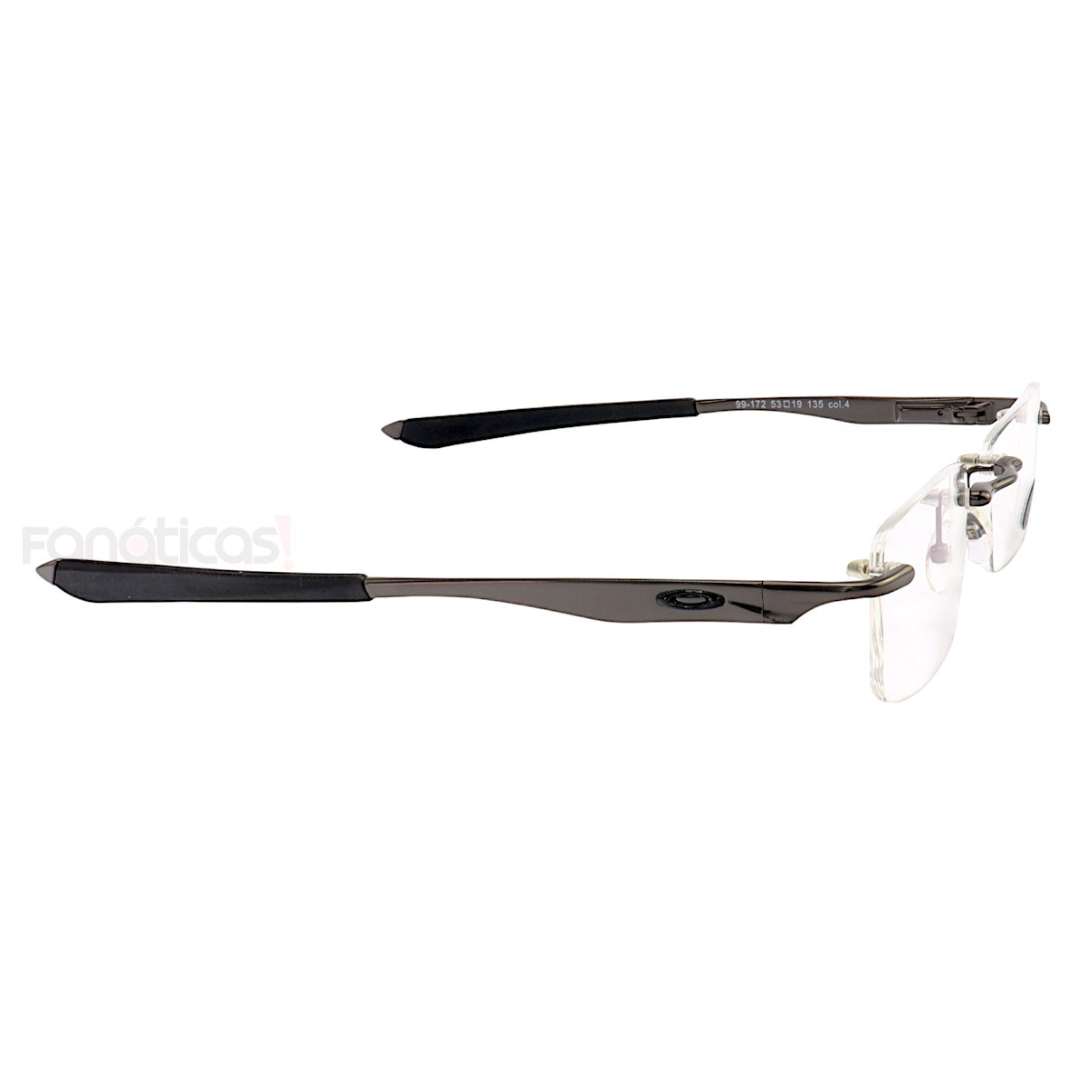 Armação de Óculos Retangular Balgriff Wingfold Grafite Masculina