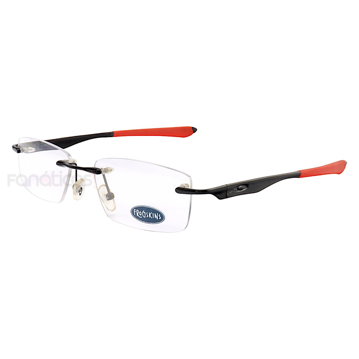 Armação de Óculos Retangular Balgriff Wingfold Preto Vermeho Masculina