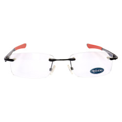 Armação Masculina Wingfold Preto e Vermelho