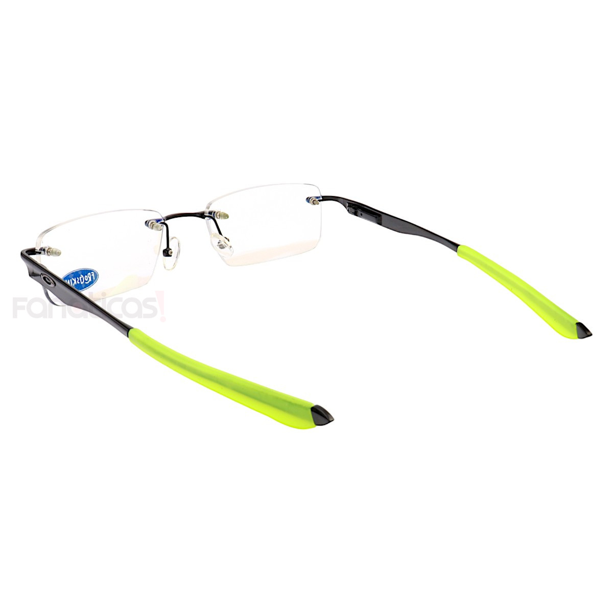 Armação de Óculos Retangular Balgriff Wingfold Preto Verde Masculina