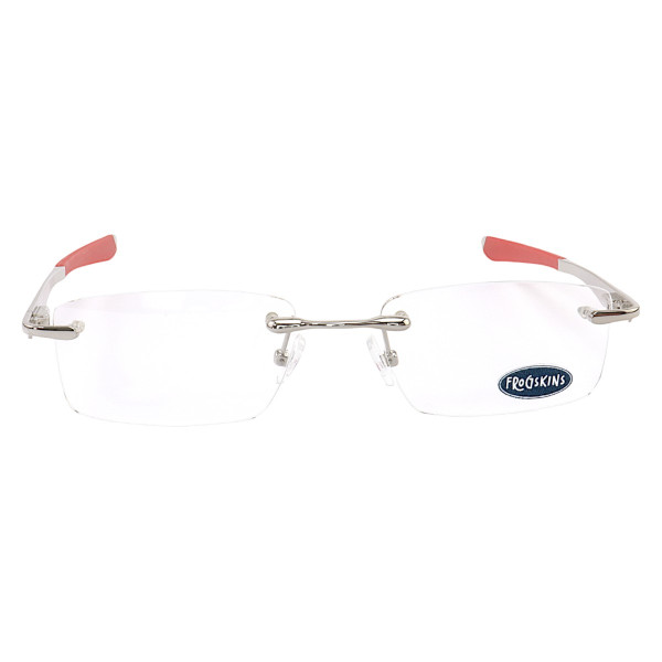 Armação Masculina Wingfold Prata e Vermelho