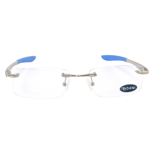 Armação Masculina Wingfold Prata e Azul