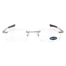 Armação Masculina Wingfold Prata e Preto