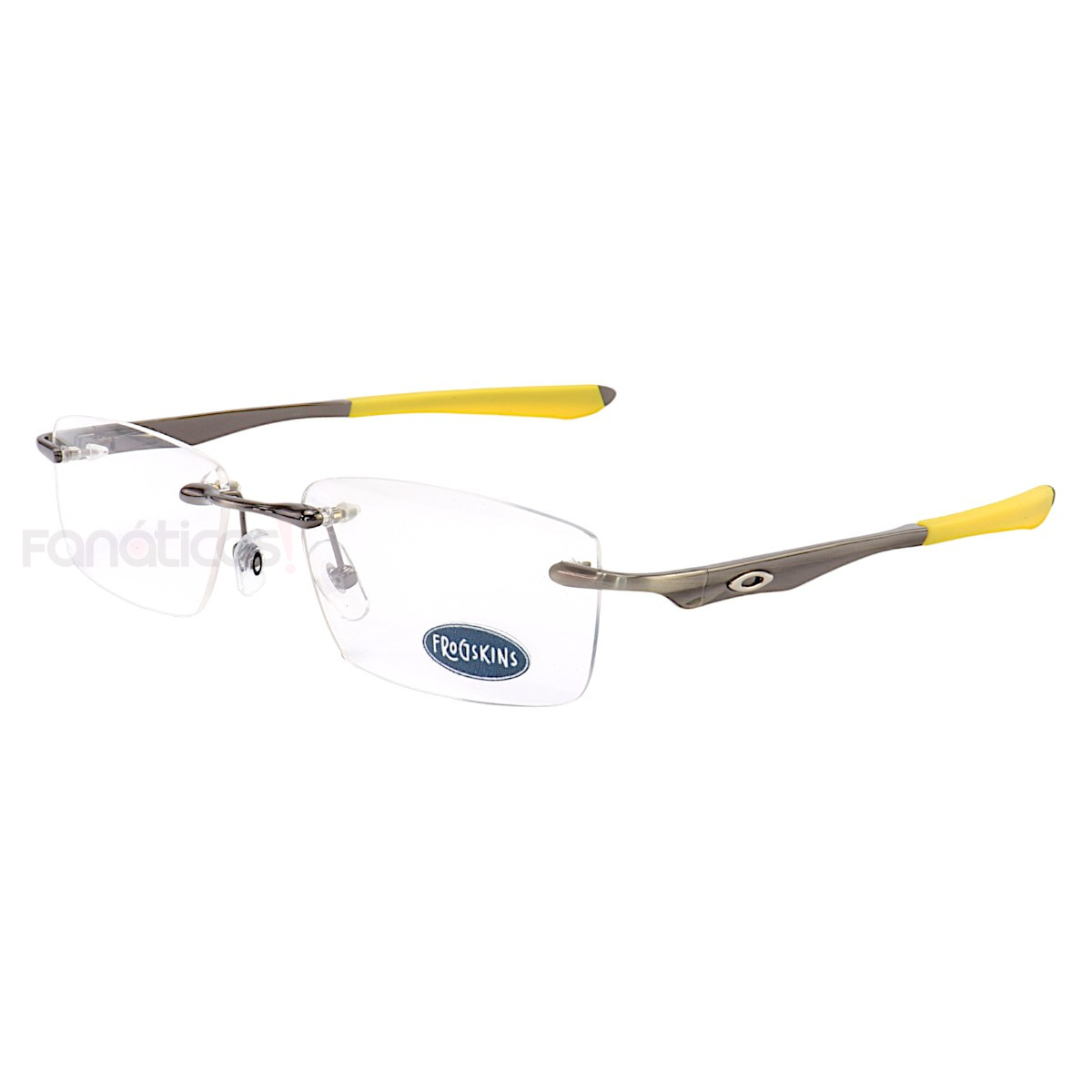 Armação Óculos Retangular Balgriff Wingfold Grafite Amarelo Masculina