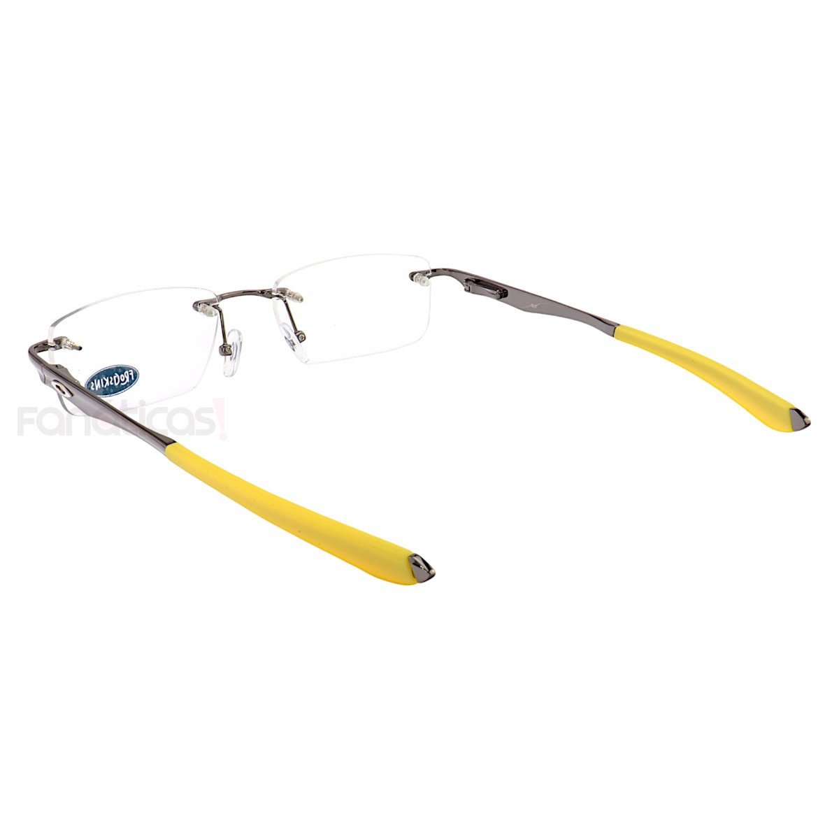 Armação Óculos Retangular Balgriff Wingfold Grafite Amarelo Masculina