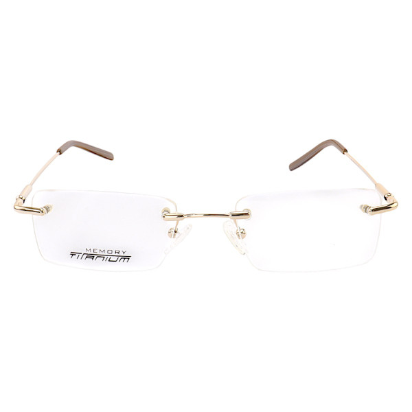 Armação de Óculos Balgriff Memory Titânio Flexivel Dourado