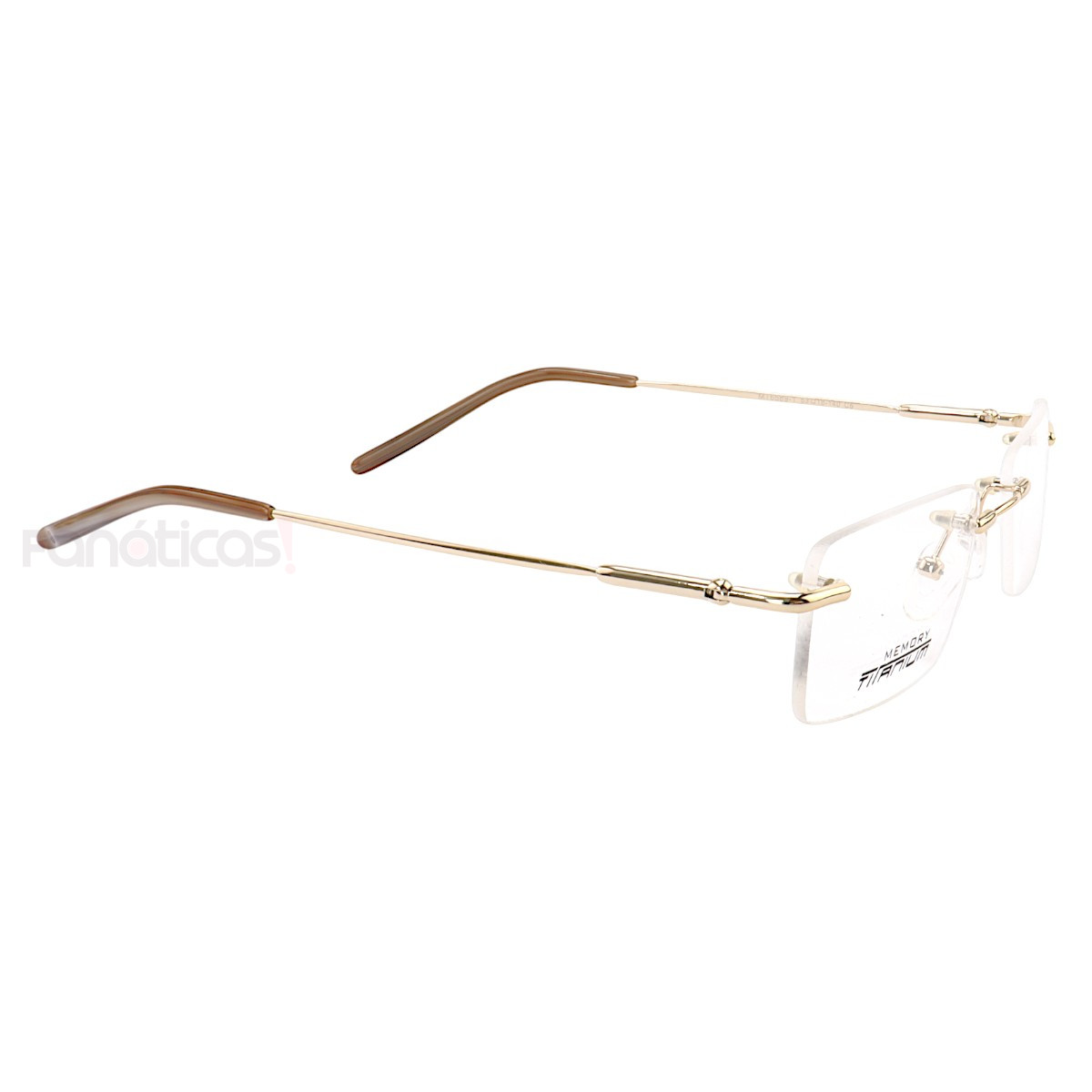 Armação de Óculos Balgriff Memory Titânio Flexivel Dourado