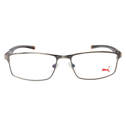 Armação de Óculos Masculino Retangular PM5365 Grafite e Laranja