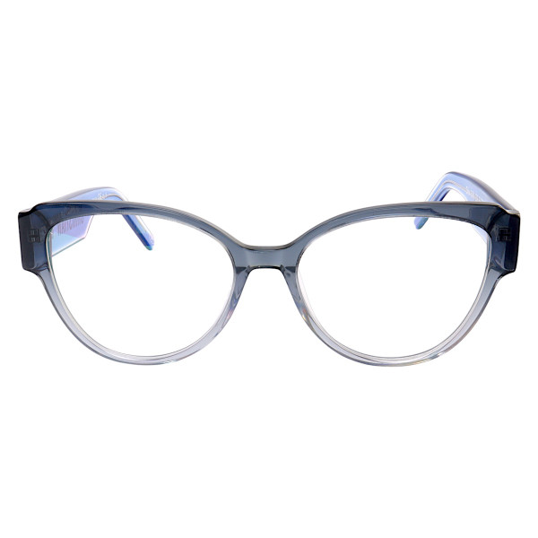 Armação de Óculos Gatinho D584 Azul Degrade Translucida