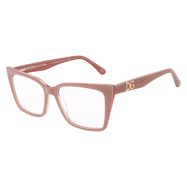 Armação de Óculos Quadrada DG5031 Acetato Rose