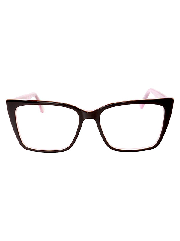 Armação de Óculos Quadrada DG5031 Preto e Rosa