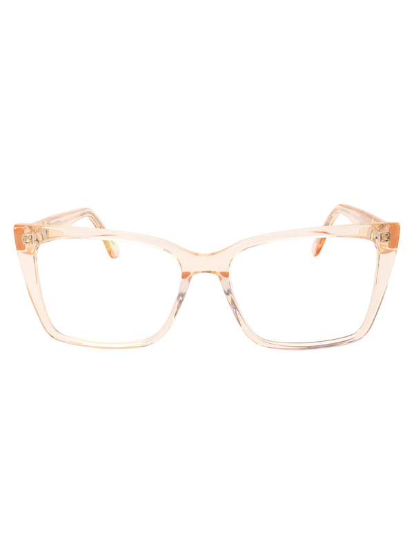 Armação de Óculos Quadrada DG5031 Creme Translucido
