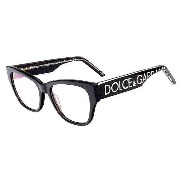 Armação de Óculos Quadrada D4054 Preto