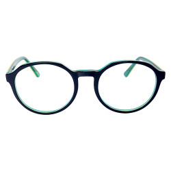 Armação de Óculos RB7187 Redondo Azul e Verde