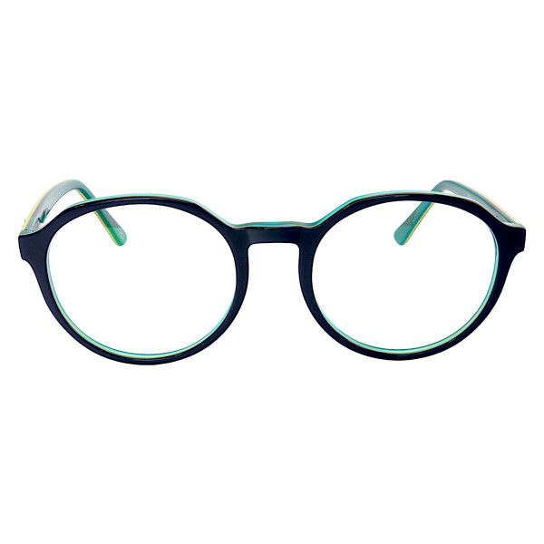 Armação de Óculos RB7187 Redondo Azul e Verde