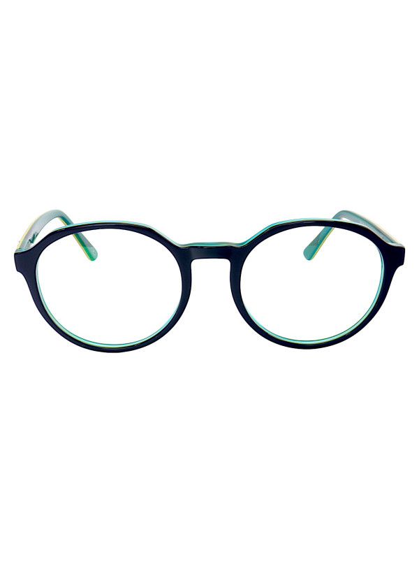 Armação de Óculos RB7187 Redondo Azul e Verde