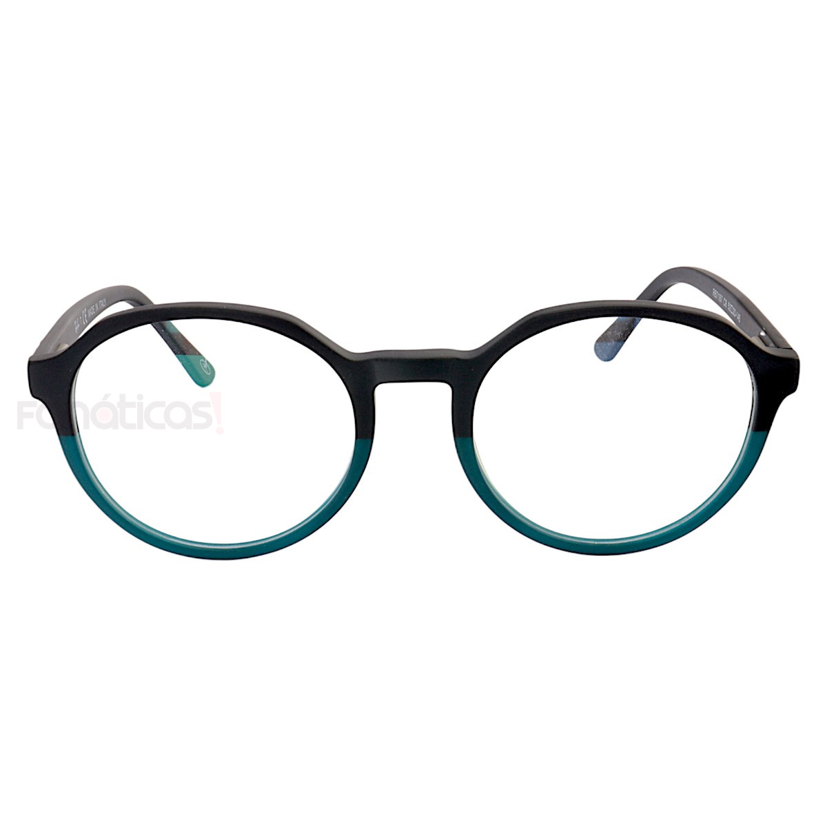 Armação de Óculos RB7187 Redondo Preto e Verde