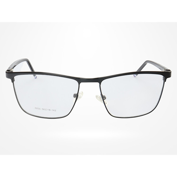 Armação de Óculos 8855 Quadrado Preto
