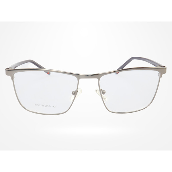 Armação de Óculos 8855 Quadrado Cinza