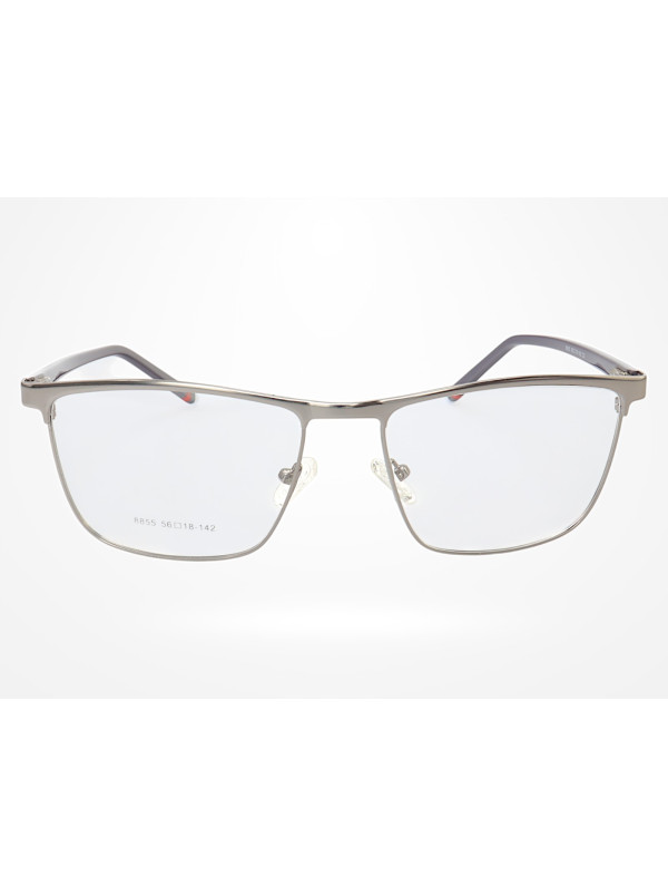 Armação de Óculos 8855 Quadrado Cinza
