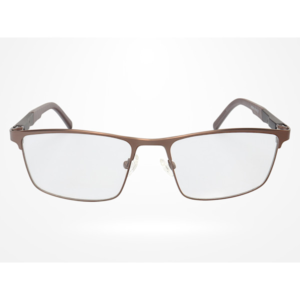 Armação de Óculos 9828 Quadrado Marrom