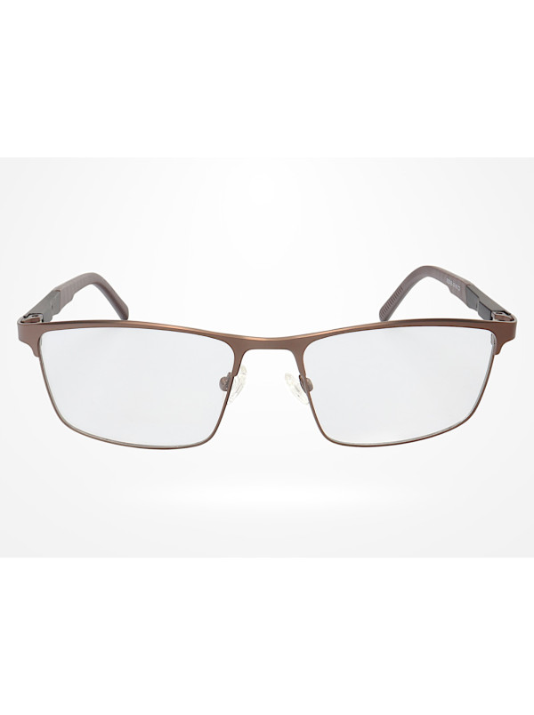 Armação de Óculos 9828 Quadrado Marrom