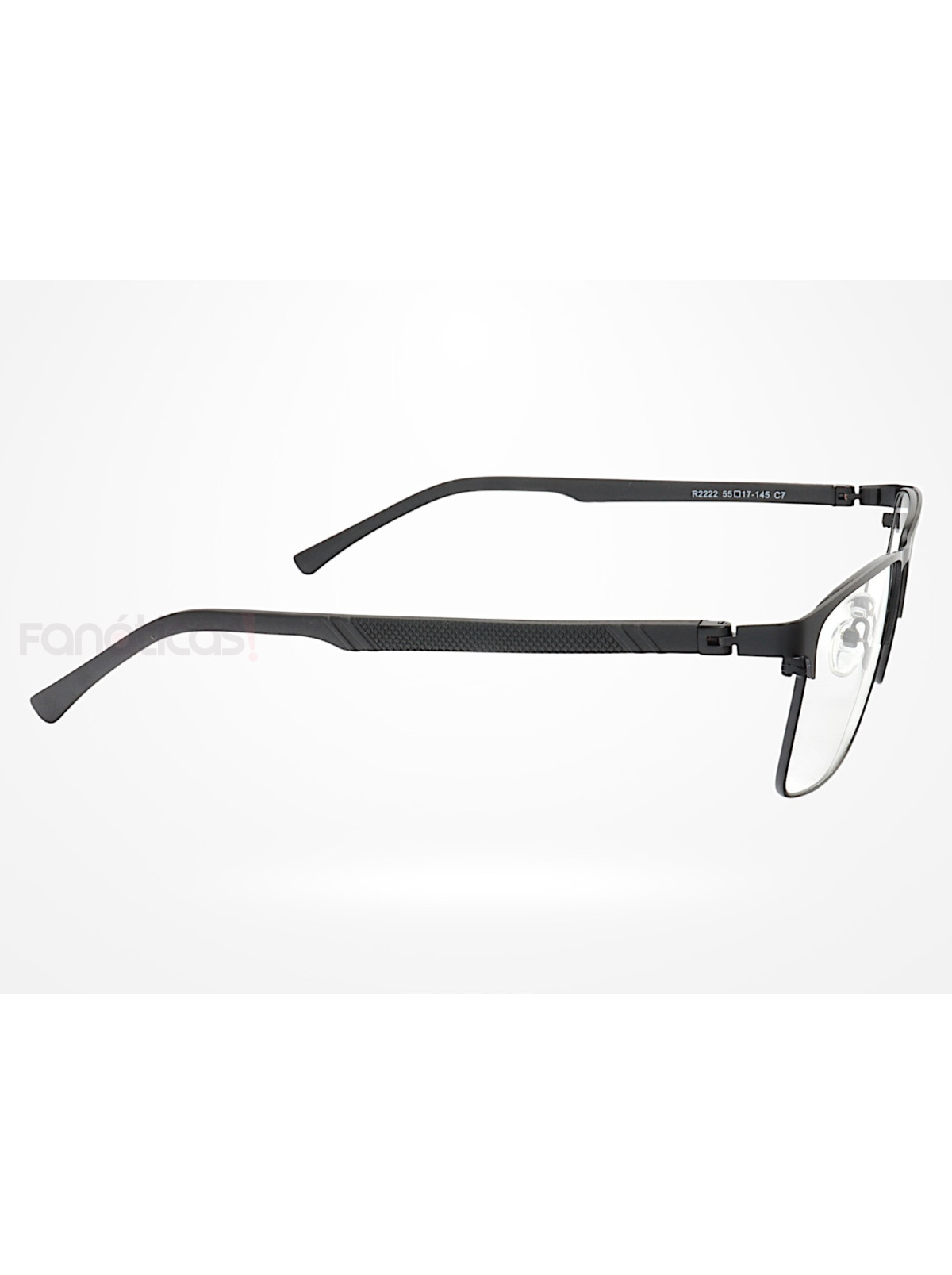 Armação de Óculos R2222 Retangular Preto