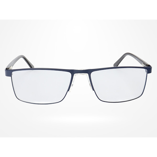 Armação de Óculos AQ230914 Retangular Azul e Preto