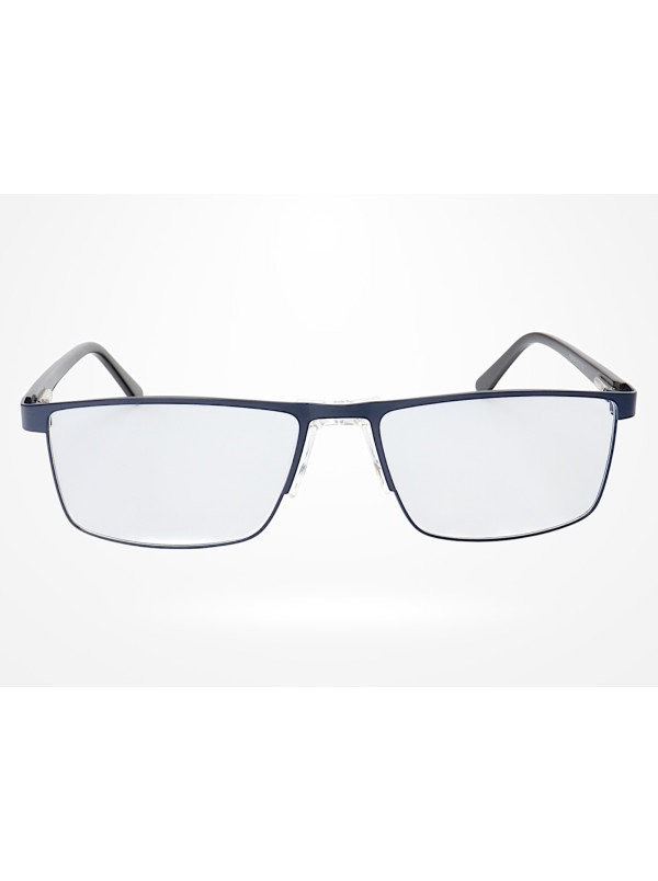 Armação de Óculos AQ230914 Retangular Azul e Preto