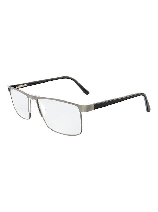 Armação de Óculos AQ230914 Retangular Grafite Escovado