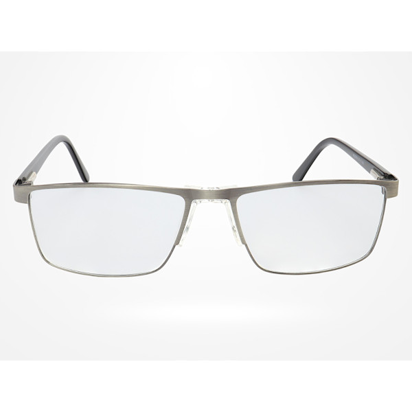 Armação de Óculos AQ230914 Retangular Grafite Escovado