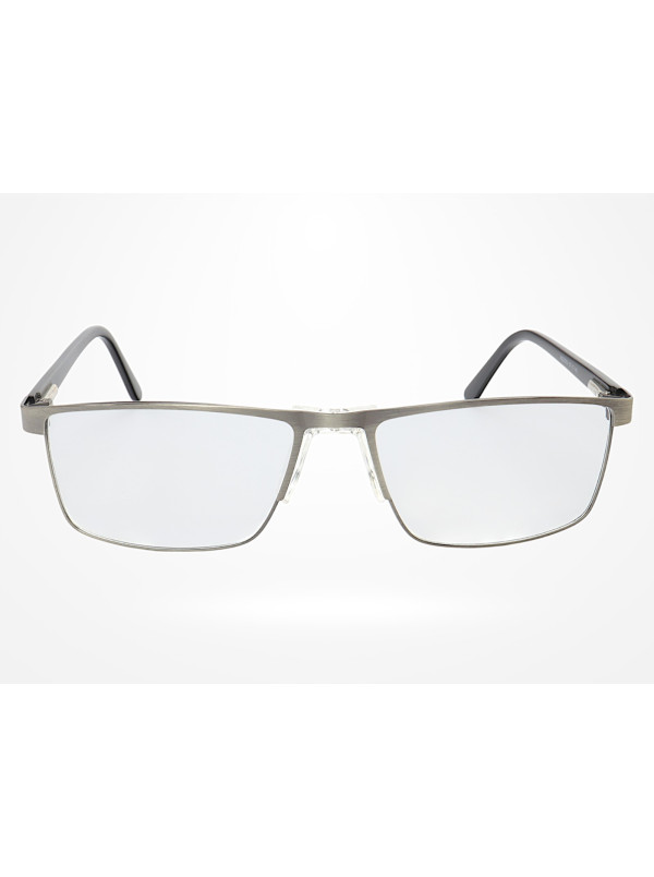 Armação de Óculos AQ230914 Retangular Grafite Escovado