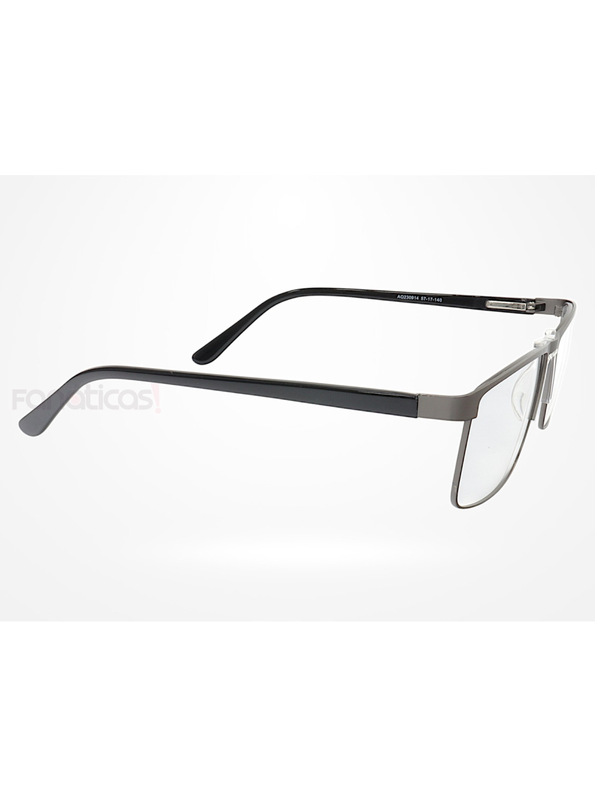 Armação de Óculos AQ230914 Retangular Grafite Fosco
