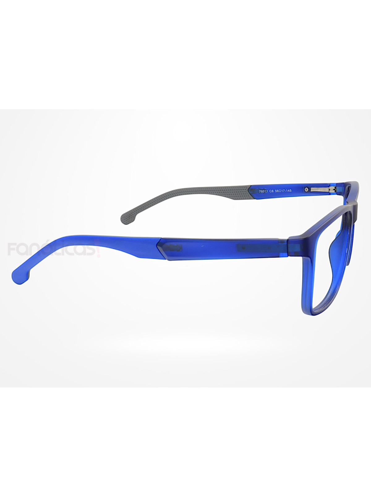 Armação de Óculos 76011 Quadrado Azul