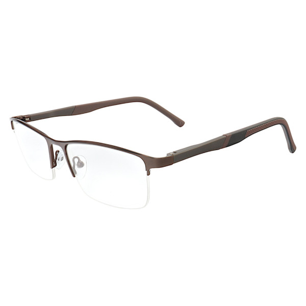 Armação de Óculos 89020 retangular Marrom