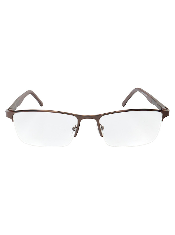 Armação de Óculos 89020 retangular Marrom