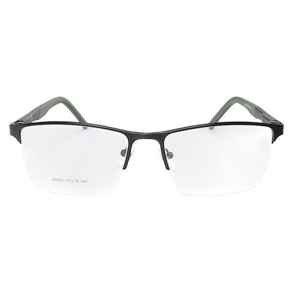 Armação de Óculos 89020 retangular Preto e Verde