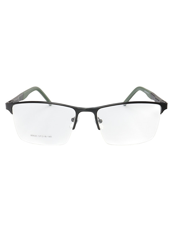 Armação de Óculos 89020 retangular Preto e Verde