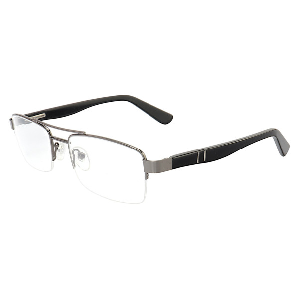 Armação de Óculos AQ240510 Retangular Grafite Escovado