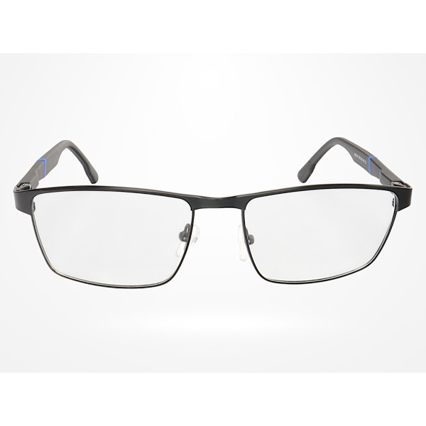 Armação de Óculos 65109 Quadrado Preto e Azul