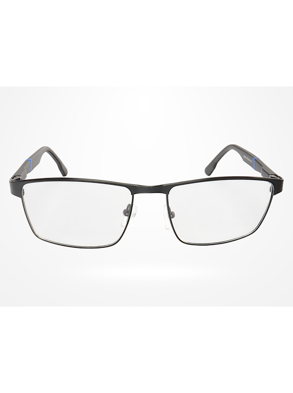 Armação de Óculos 65109 Quadrado Preto e Azul