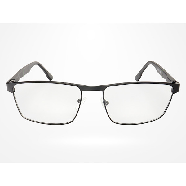 Armação de Óculos 65109 Quadrado Preto e Verde