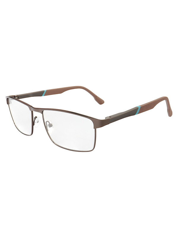 Armação de Óculos 65109 Quadrado Marrom
