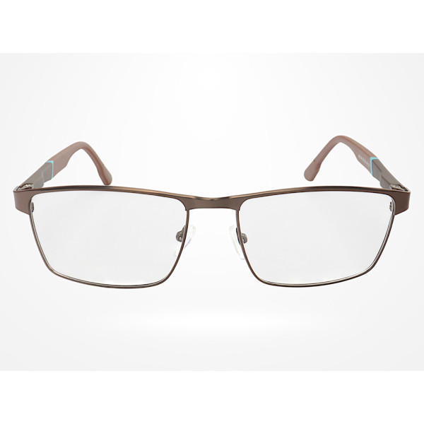Armação de Óculos 65109 Quadrado Marrom