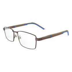Armação de Óculos 86002 Retangular Marrom