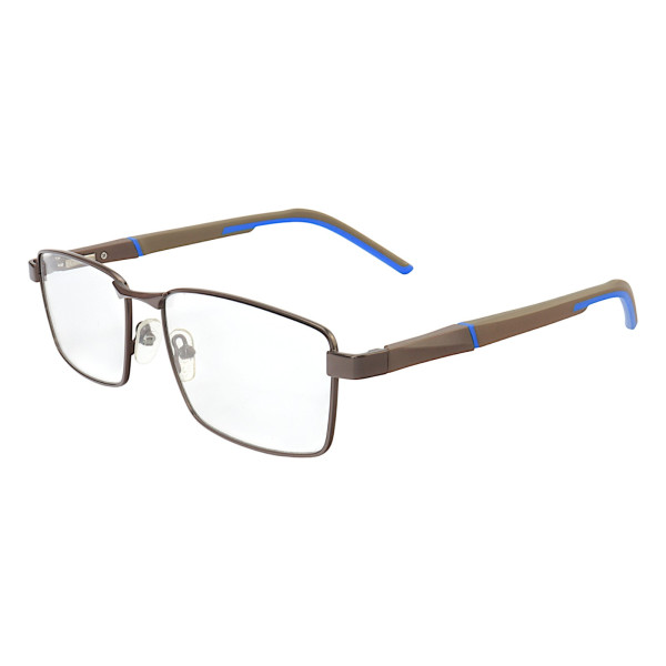 Armação de Óculos 86002 Retangular Marrom