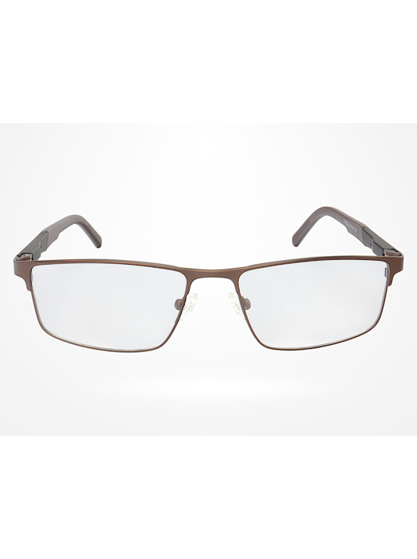 Armação de Óculos 9822 Retangular Marrom