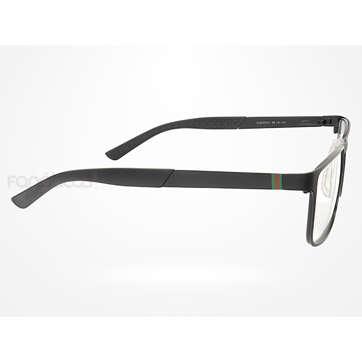 Armação de Óculos AQ240701 Retangular Preto